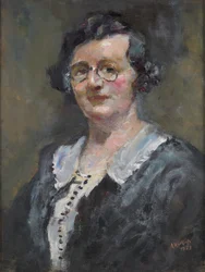 Porträtt av fröken I. Robertson